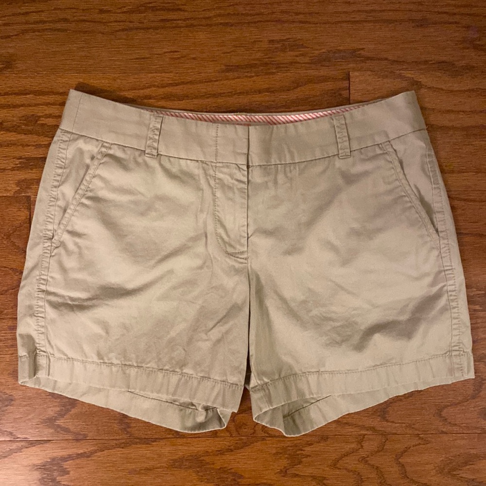 J. Crew Chino Shorts Khaki Size 6